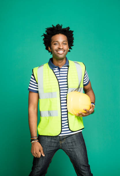 istock Portrait of confident construction worker 1249835595