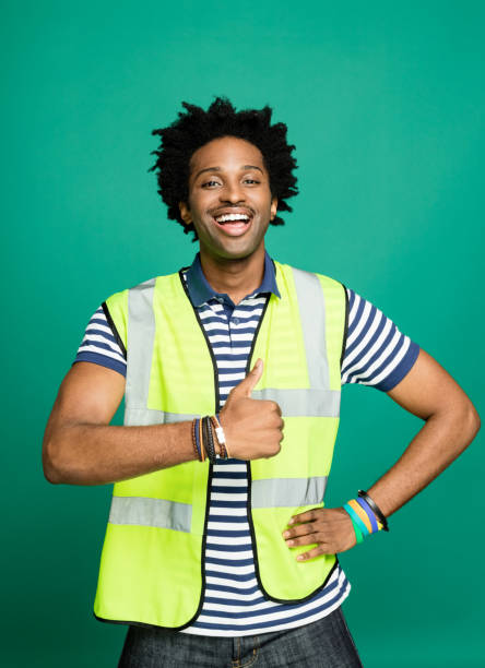 istock Portrait of happy construction worker 1249837399