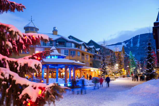 istock Whistler village during winter 1249837620