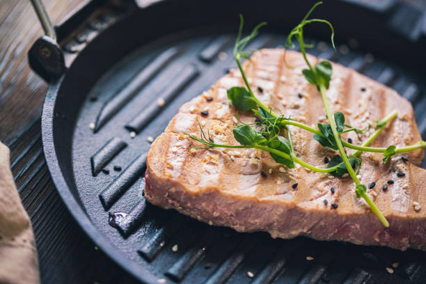 istock Grilled Tuna Steak 1249841556