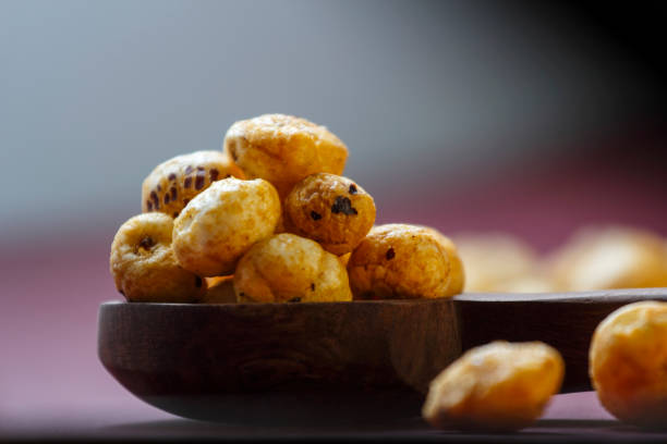 istock Roasted Phool Makhana or Crispy Lotus pops Seed 1249843090