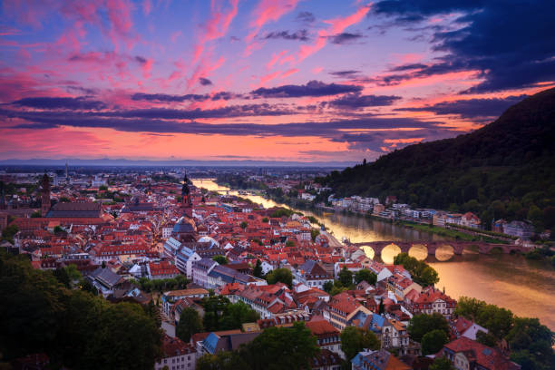 istock Vivid afterglow over Heidelberg, Germany 1249846202