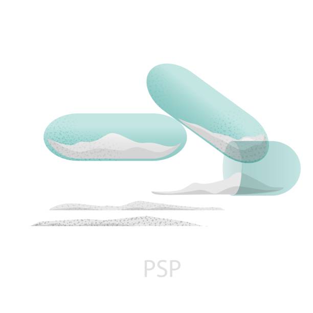istock Capsules psp (phenicclidine) with contents. The concept of synthetic pharmacology 1249846236