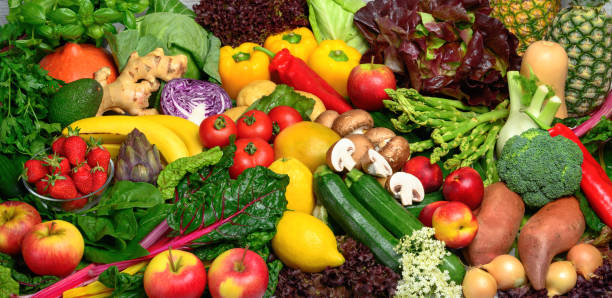 istock Colorful healthy fruits and vegetables 1249848005