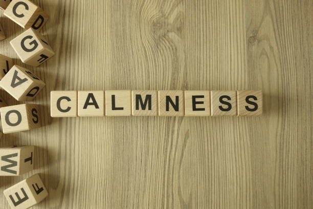 istock Word calmness from wooden blocks 1249850603