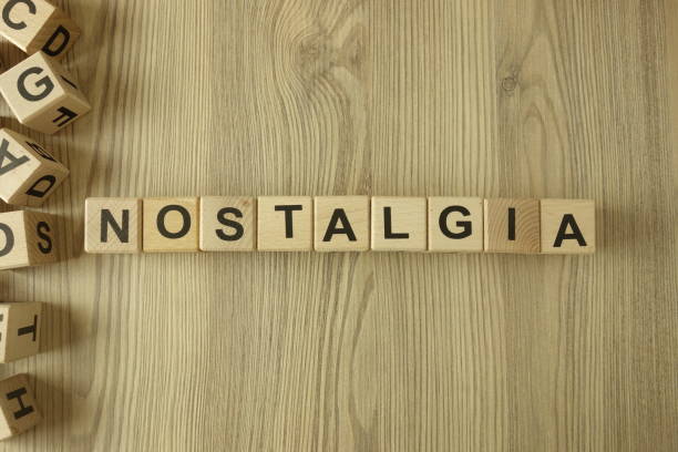 istock Word nostalgia from wooden blocks 1249851186