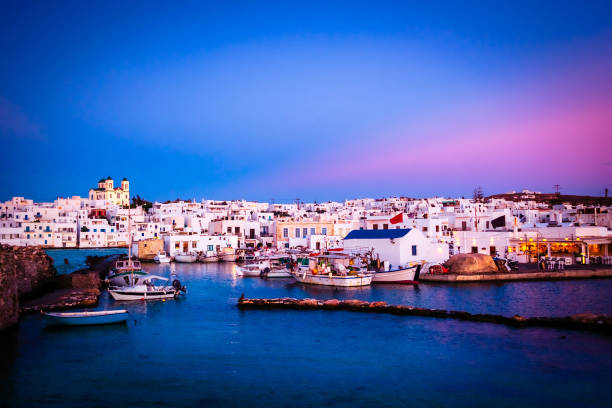 istock Evening scenery of greek island Paros 1249851905