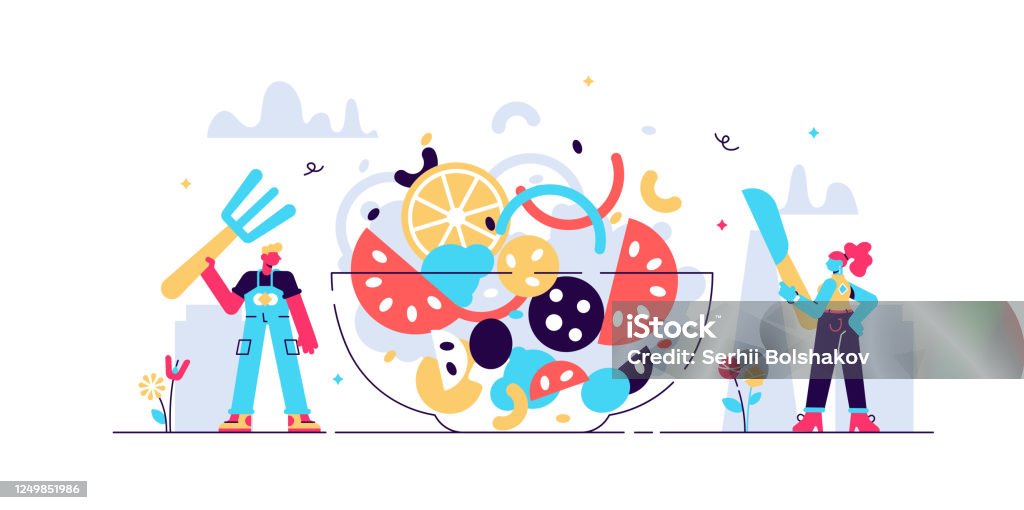 10+ catered food stock illustrations, royalty-free... Catering Vector Illustration Flat Tiny Food Stock Illustration ...