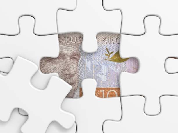 istock Swedish krona money finance puzzle 1249852494