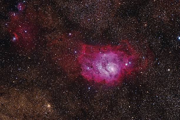 a nebulosa lagoon - lagoon nebula imagens e fotografias de stock