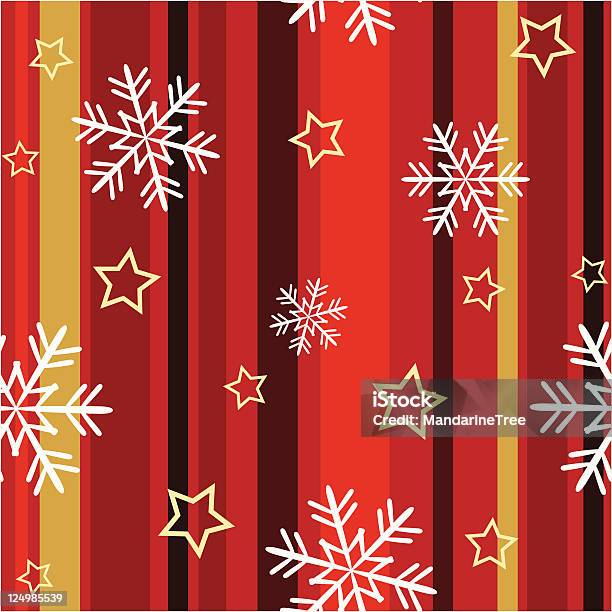 Un Credito Seamless Pattern Di Natale - Immagini vettoriali stock e altre immagini di A forma di stella - A forma di stella, Astratto, Carta da regalo