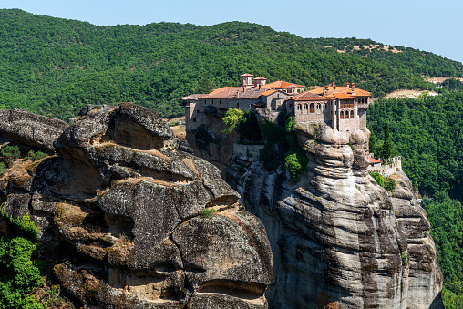 Monastery in Meteora, Greece.