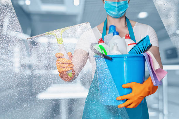 istock The concept of window cleaning service. 1249858516