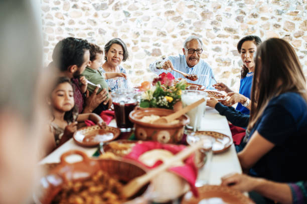 istock Enjoying lunch with family 1249858634