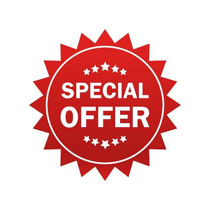 Special Offer Sticker In Flat Style On White Background Special Offer  Sticker Great Design For Any Purposes Discount Banner Promotion Template  Business Icon Flat Vector Stock Illustration - Download Image Now - iStock
