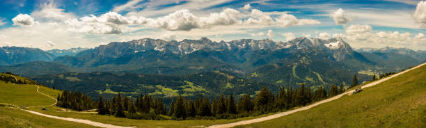 istock What a view of Garmisch-Partenkirchen with its Alps 1249863452