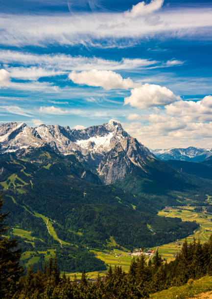 istock What a view of Garmisch-Partenkirchen with its Alps 1249864039
