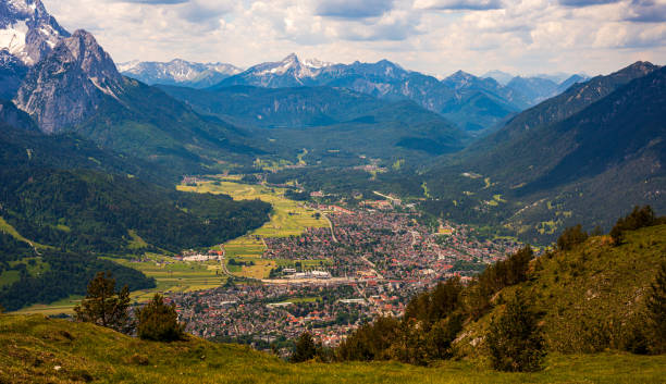 istock What a view of Garmisch-Partenkirchen with its Alps 1249864273