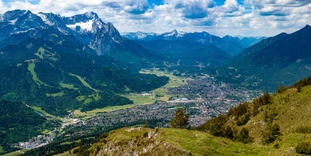 istock What a view of Garmisch-Partenkirchen with its Alps 1249864358
