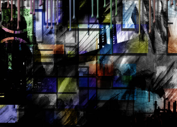 istock City Industrial Abstract 1249864579