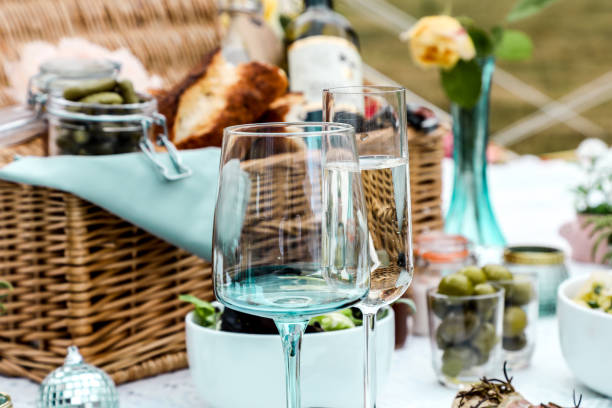 istock Al Fresco Dining - Glamping 1249864775