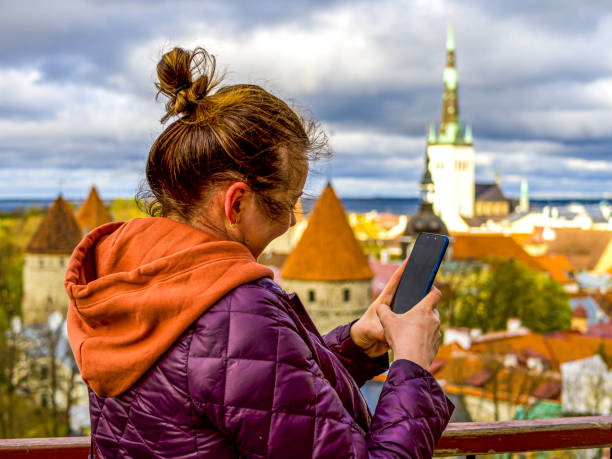 istock Tourist in Tallinn 1249872234