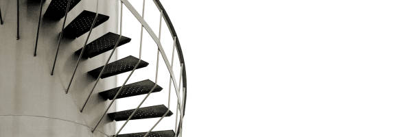 Spiral Staircase on Storage Tank