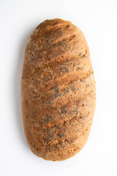 istock Bread: Loaf of Bread Isolated on White Background 1249880330