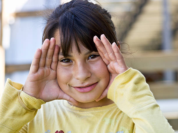 istock Cute Little Hispanic Girl 124989280