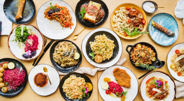 istock Italian food background. 1249893926