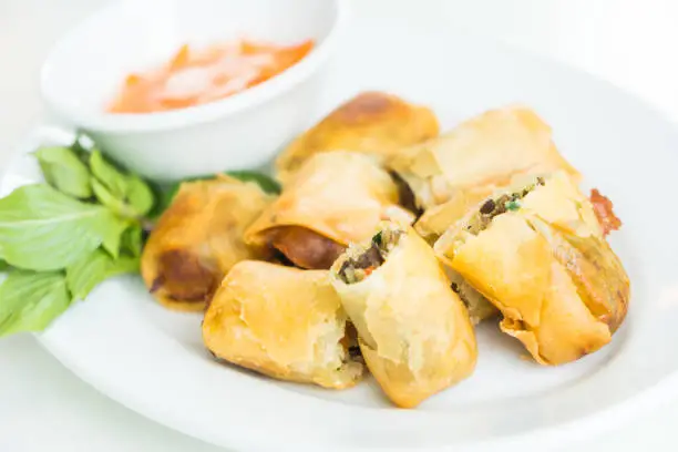 Fried spring roll in
