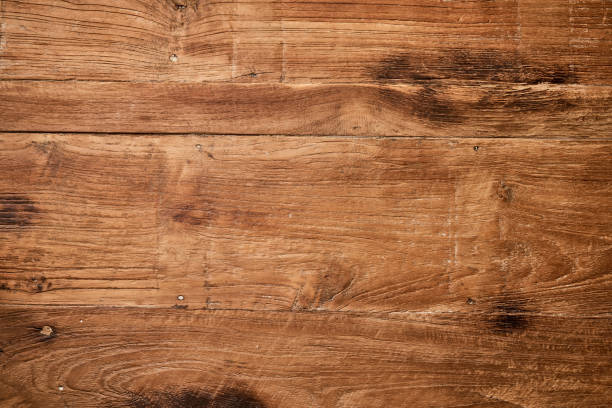 istock Top view of wooden table texture background 1249913277