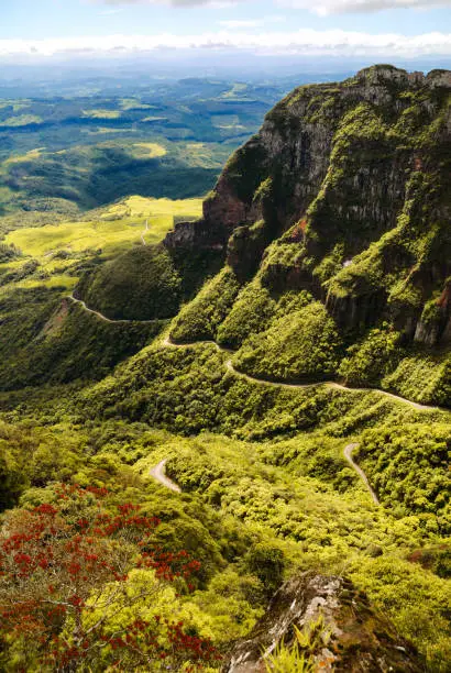 "Serra do Corvo Branco", south of the state of Santa Catarina Brazil. Chain of mountains with altitudes between 1400 to 1900 meters.