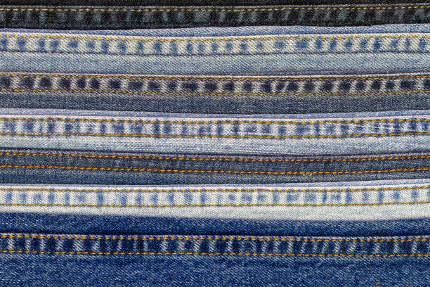 istock Jeans seamless, fabric of Jeans denim texture background. 1249939275