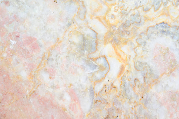 istock Red, yellow, pink and white marble texture with natural pattern for background. 1249940446