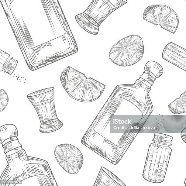 Ilustración de Patrón De Tequila Sin Costuras Vidrio Y Botella De Tequila Sal Lima y más Vectores Libres de Derechos de Tequila - Licores de alta graduación - iStock Ilustración de Patrón De Tequila Sin Costuras Vidrio Y Botella De Tequila Sal Lima y más Vectores Libres de Derechos de Tequila - Licores de alta graduación - iStock