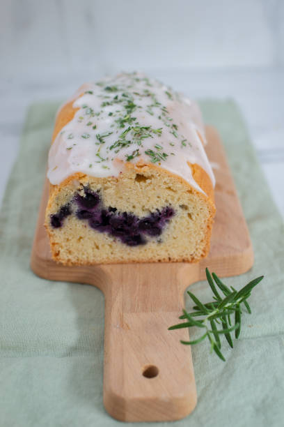 istock Rosemary blueberry sponge cake 1249946026