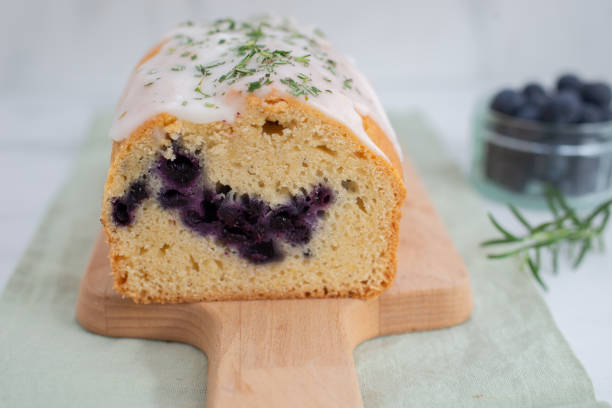 istock Rosemary blueberry sponge cake 1249946044