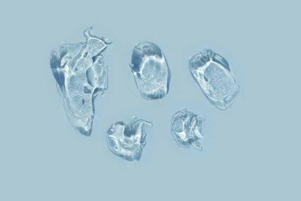 istock swathes of trasparent gel on blue background 1249956572