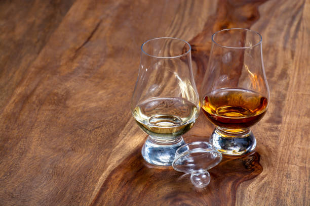 istock Scotch single malt and blended whisky tasting on distillery in Scotland 1249970304