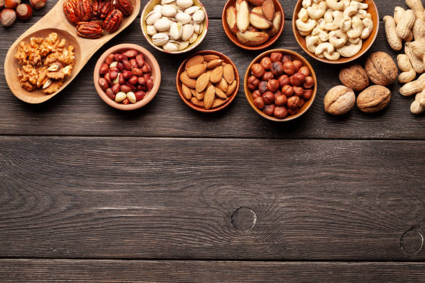 istock Various dried fruits and nuts 1249970803