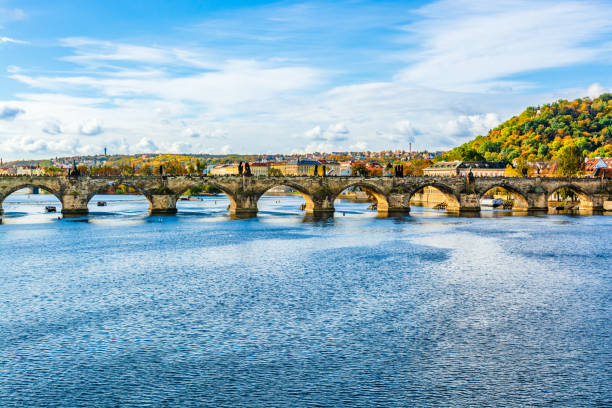 istock Charles Bridge over the river Vltava in Prague, Czech Republic 1249977888