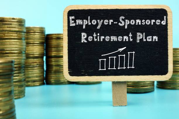 istock Conceptual hand writing showing Employer-Sponsored Retirement Plan. 1249981026