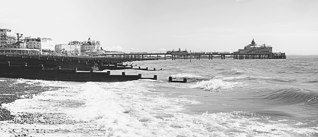 Eastbourne Pier is a seaside pleasure pier in Eastbourne, East Sussex, on the south coast of England.