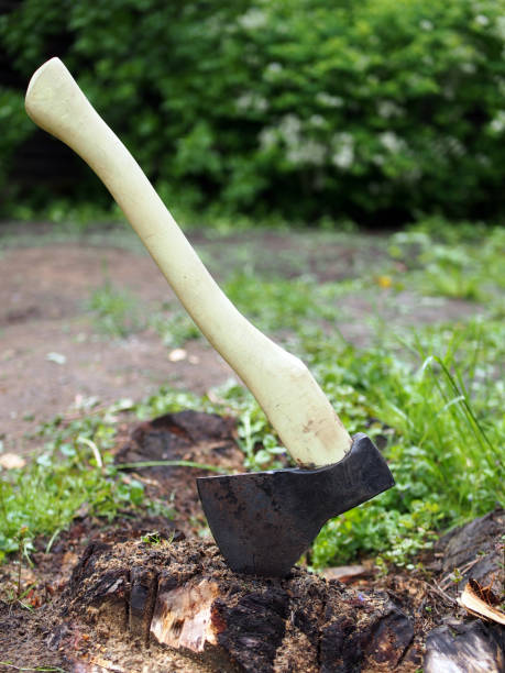 istock Carpenter's tool, military weapon, close-up. 1249994825