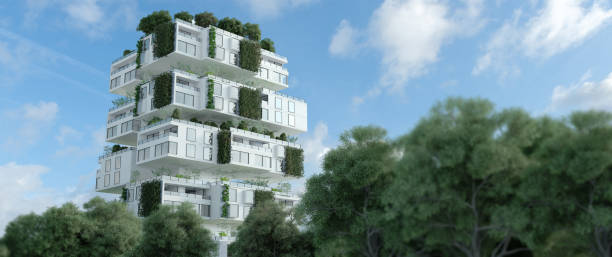istock Sustainable apartment building 1249999421