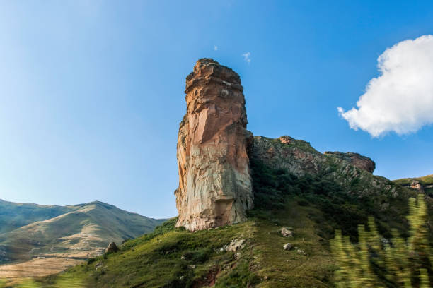 Golden Gate Highlands National Park, situated in Free State province near Clarens, known for its high sandstone cliffs and San Rock paintings.
