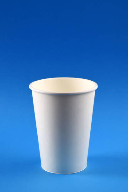 istock A paper coffee cup on blue background 1250000373