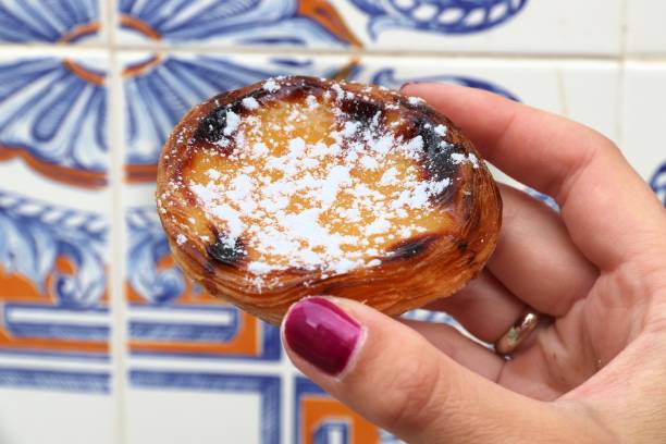istock Portuguese food - pastel de nata 1250000520
