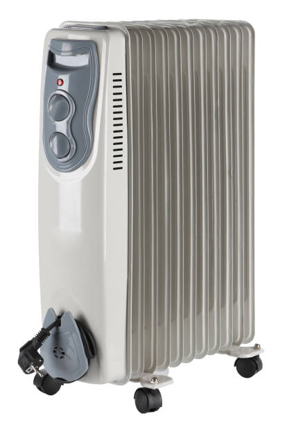 Electric Heater, Radiator on a white background